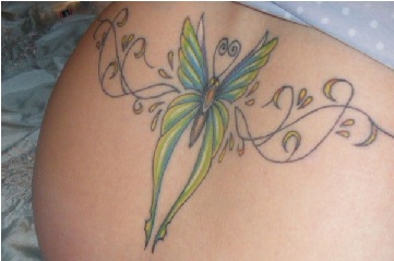 tatuaje de mariposa